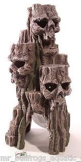 Skull Mountain Tall Cave 440 Aquarium Ornament Fish Tank Decoration Fish Tank Decorations Pet Tank Fish Aquarium Decorations