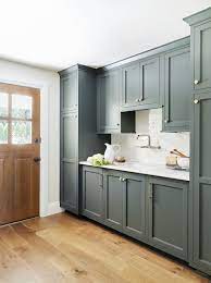 8 Steps To Building A Smart Organized Pantry Mudroom Emily Henderson Green Cabinets Mudroom Cabinets Green Kitchen Cabinets
