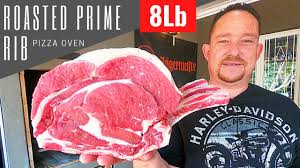 This recipe is adapted from an alton brown recipe that actually called for using a terra cotta pot (?!) in the oven. Prime Rib Roast Bone In The Pizza Oven Perfect Medium Rare Prime Rib Youtube
