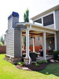 Gorgeous 20 Incredible Ways To Update The Porch And Patio Https Kidmagz Com 20 Incredible Ways To Update The Por Outdoor Covered Patio Backyard Outdoor Rooms