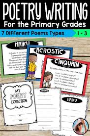 Poetry Writing Writing Poetry Teaching Poetry Elementary Writing