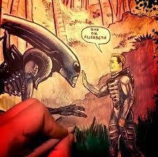 Maybe you would like to learn more about one of these? Fan Art Suggesting Elizabeth Shaw Is An Alien In Alien Covenant Alien Images Image Gallery