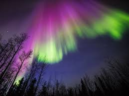 Purple And Green Aurora In Alaska Northern Lights Aurora Borealis Northern Lights Delta Junction