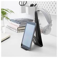 Mojlighet Headset And Tablet Stand Black Ikea Tablet Stand Tablet Tablet Organizer
