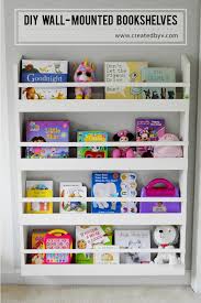 Consider putting the finished photo first, however this is not a requirement. Diy Wall Mounted Bookshelves Created By V