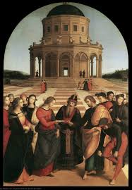 Spozalizio by Raphael (Raffaello Sanzio Da Urbino) (1483-1520 ...