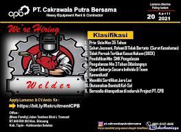 Dengan hormat, saya yang bertanda tangan di bawah ini Lowongan Kerja Pt Cpb Kalimantan Selatan April 2021