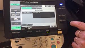 Konica Minolta How To Update Scan To Email Settings C220 283 Series Youtube