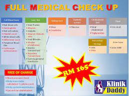 Kalau nak tau harga full medical check up. Full Medical Check Up Klinik Daddy Melati Utama Facebook