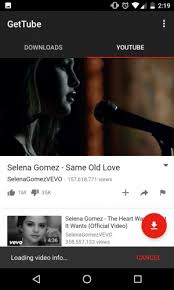 It is also possible to download only the audio track of the video. Gettube Tubemate Youtube Downloader 0 7 4 Download Android Apk Aptoide