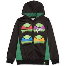 nickelodeon boys tmnt fleece hoodie sweatshirt