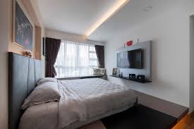 That said, mounting a tv in your bedroom is a task that requires some planning, such as deciding the proper height. Tv Wall Mount Interior Design Singapore Interior Design Ideas