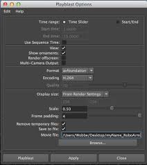 Set the maya ui to rendering and choose render > render sequence, or simply press the render button in the toolbar. Wobbe Monmouth Previewing Animation Playblast