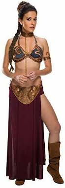 Princess leia halloween costume for babies, star wars, includes accessories. Star Wars Princess Leia Slave Cosplay Womens Halloween Costume Set Xs For Sale Online Ebay