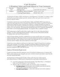 Find out about the wsh act, what it covers, responsibilities of stakeholders and penalties. Https Www Gov Mb Ca Inr Publications Safe Workplace Section Ii Section Ii F Pubs Workplace Safety Health Training Requirements Pdf