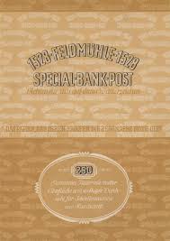 The post bank is a russian pao consumer bank founded on january 28, 2016, and obtained a license from the central bank of russia for banking operations no. Feldmuhle 1528 Special Bank Post A4 Blatt Pa19 Altes Papier Com