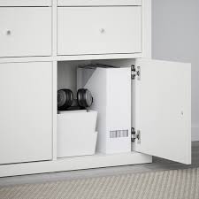 Kallax Einsatz Mit Tur Hochglanz Weiss 33x33 Cm Ikea Deutschland