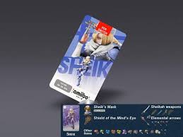20 pcs nfc tag game cards for super smash bros. Super Smash Bros Sheik Amiibo Nfc Tag Card The Legend Of Zelda Newegg Com