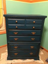 Valspar Sapphire Bracelet Chalky Paint Dresser With Dark Antiquing Wax I Think I Did Alright For My F Valspar Chalk Paint Chalky Paint Refurnished Furniture