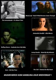 F em f em f c f c f c f g ab bb eb cm7 tu sei dentro di me come l'alta marea ab g g7 che riappare scompare portandomi via eb cm7 sei il mistero profondo la passione l'idea ab g g7 sei l'immensa paura che tu non sia. Angelina Jolie Appearances In Music Videos By Retardmessiah On Deviantart