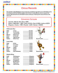 English as a second language by evasolomon6. Circus Records Printable 5th Grade Worksheet Jumpstart