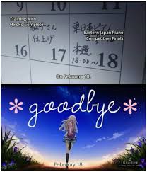 Did You Know February 18 Is The Day When Kaori Miyazono Had Her Surgery In The Anime Series Shigatsu Wa Kimi N Your Lie In April You Lied Piano Competition
