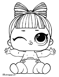 We have created the lol surprise coloring pages for kids, the newest and most beautiful coloring pages for kids. Lol Baby Sister Coloring Pages Novocom Top