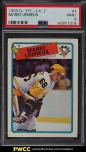 Please email us at value@goldcardauctions.com if you would like buyers' advice in regards to picking up mario cards. 1988 O Pee Chee Hockey Mario Lemieux 1 Psa 9 Mint Ebay