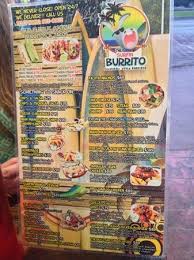 Podělte se o své zkušenosti! Menu Picture Of The Surfin Burrito Cancun Tripadvisor
