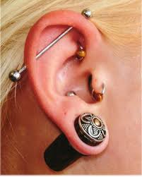 industrial inner ear piercing ear piercings body piercings