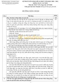Sáng mai, thí sinh tiếp tục làm bài thi. Ä'ap An Ä'á» Thi Tuyá»ƒn Sinh Lá»›p 10 Mon VÄƒn Tp Hcm NÄƒm 2020 Sá»Ÿ Gd Ä't Tp Hcm Cong Bá»' Ä'ap An Ká»³ Thi Tuyá»ƒn Sinh Lá»›p 10 Vndoc Com
