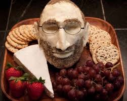 Cheese Sculpture Of Your Head This One Is Of Steve Jobs Food Humor Unique Recipes Apples And Cheese