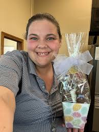 Breakfast is served......in the home of the crazy bunny lady!😆The  chocolate egg is for later!