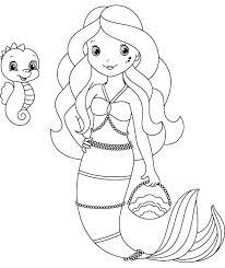 Printable mermaid coloring pages pdfs. Coloring Pages Of Pencils Mermaids Plus Free Mermaid Page Cute Pencil And In Mermaid Coloring Book Mermaid Coloring Pages Barbie Coloring Pages