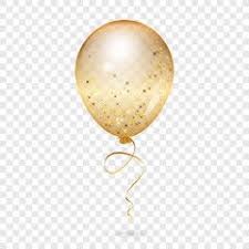 Black And White Transparent Background Balloons Clipart Balloon Vector Illustration Of Gold Shiny Balloon Transparent Background Baloes Dourados Arte Balao