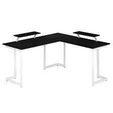 Showing relevant, targeted ads on and off etsy. Warrior L Shaped Gaming Desk White Techni Sport Target