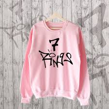 7 rings ariana sweatshirt ariana grande 7 rings sweatshirt