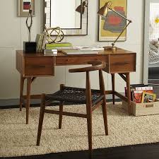 Mid Century Desk Acorn Mid Century Desk Mid Century Office Furniture West Elm Mid Century