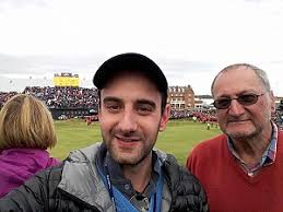 Old Chaver Ivor Berger at the Golf at Royal Troon