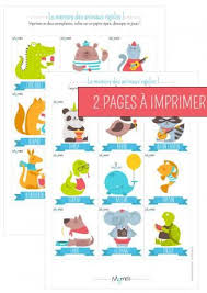 Memory Animaux Jeu A Imprimer Jeux A Imprimer Jeu De Memory Imagier Animaux