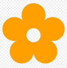 Spring flowers clipart transparent background. Orange Flower Clipart Kid Art Transparent Background Spring Flower Clipart Hd Png Download Vhv