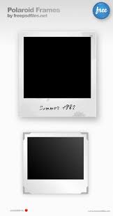 Double click on the polaroid photo frame, place your own photo. Polaroid Psd Template