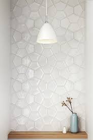 These white textured tiles are a stunning choice for white bathroom tiles combining the stylish simplicity of a plain white tile with some extra interest due to the ripple texture. 13 Cool Ways To Use Textured Tile Tile Design Retro Home Decor Tiles