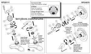 This video provides complete instructions on how to repair a malfunctioning delta tub and shower valve. Delta Faucet From The 1980 S Repair Parts Question Terry Love Plumbing Advice Remodel Diy Professional Forum
