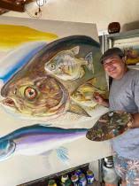 Artista pl&aacute;stico transforma viv&ecirc;ncias e quest&otilde;es sociais em pinturas | Gazeta Digital