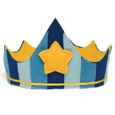Birthday Crown For Boy King S Felt Crown Felt Crown Crown For Kids Boy Crown