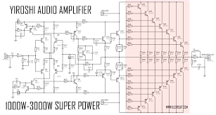 Power amp schematic (click on the schematic to magnify). Layout Pcb Amplifier 5000 Watt Pcb Circuits