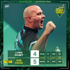 Rob Cross completes one of the greatest comebacks in darting history... ⚡️