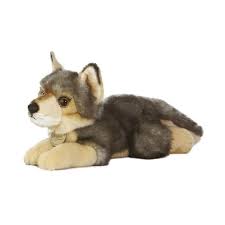 Realistic Stuffed Wolf 11 Inch Aurora Wolf Stuffed Animal Plush Animals Wolf Plush