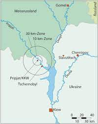 Karte der radioaktiven cäsium kontamination für europa. Die Auswirkungen Auf Die Umgebung Ensi